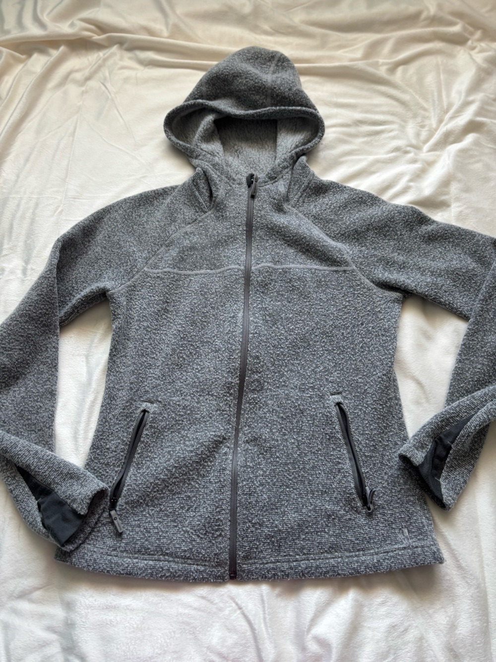 Smartwool Light Gray Cozy Knit Hoodie